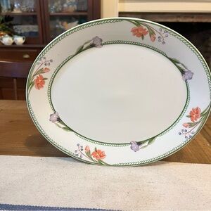 Dudson Fine China Lugano Oval Plate Platter 11.25” x 9.25” No chips/cracks